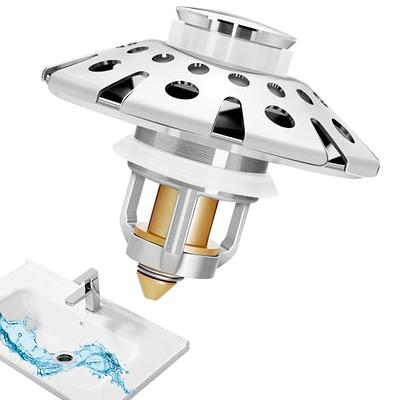 Azwzz Universal Tub Stopper Bathtub Drain Stopper, 3 In 1 Pop Up