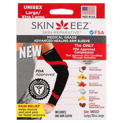 Skineez Medical Grade Advanced Healing Black Arm Sleeve L/XL - Yahoo  Shopping