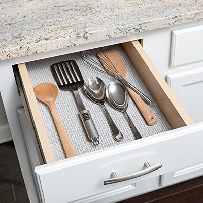 Smart Design Shelf Liner Premium Grip - 12 Inch x 20 Feet - Drawer Cabinet  Non Adhesive - Kitchen - Cool Gray 