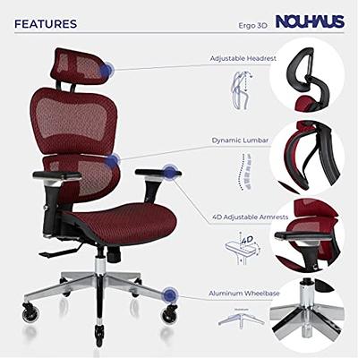 CLATINA Ergonomic Mesh Executive Chair with 4D Arm Rest and