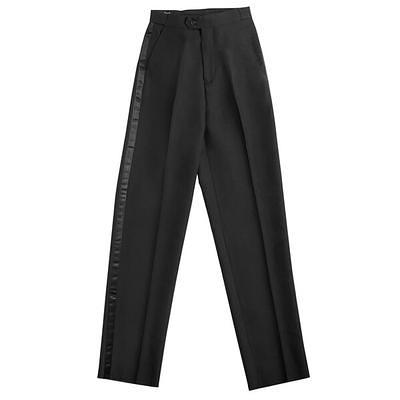 Henry Segal Men's Customizable Black Flat Front Comfort Waist Tuxedo Pants  - 28 - Yahoo Shopping