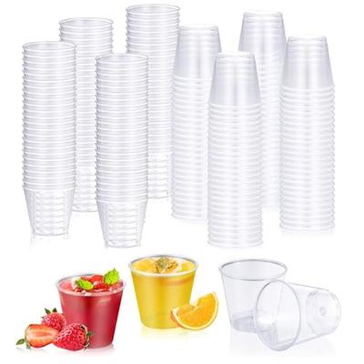 Zubebe 100 Pack 18oz Plastic Cups, Disposable Plastic Cups Large Drinking  Cups for Wedding, Graduation Party, Beer Taste Serving, Snacks Samples and  Tastings(Gold and White) - Yahoo Shopping