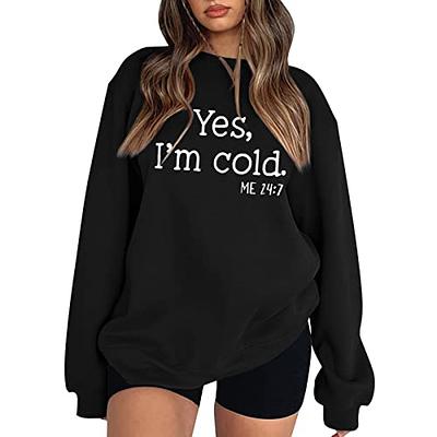 Kiosan Brown Crewneck Sweatshirt Women'S Fashion Hoodies 