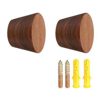 Wood Wall Hooks, 2 Set Wooden Wall Hooks Wood Hooks Coat Hooks