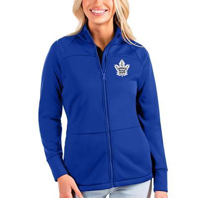 Toronto Maple Leafs Antigua Victory Full-Zip Jacket - Heather Gray