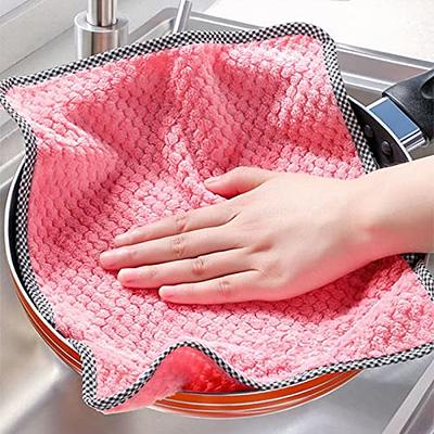 15Pcs Microfiber Dish Towels - Soft, Super Absorbent and Lint Free