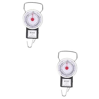 BESPORTBLE 2pcs Portable Scale Luggage Scales for Suitcases LCD