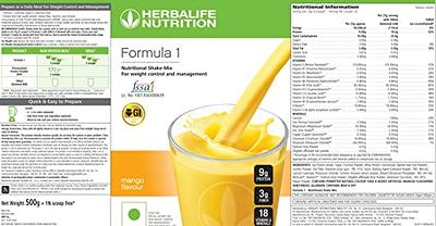 Herbalife (DUO) FORMULA 1 Healthy Meal Nutritional Shake Mix (Dutch  Chocolate) with PERSONALIZED PROTEIN POWDER - Yahoo Shopping