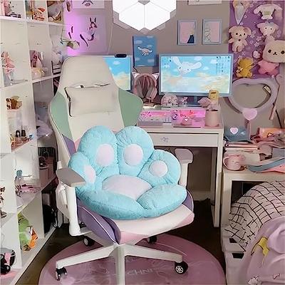 Cat Paw Cushion Chair Cushions Cute Stuff Seat Pad Comfy Lazy Sofa Office Floor Pillow for Gaming Chairs Room Decor White