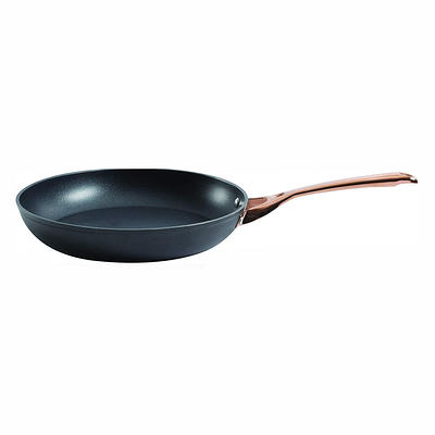 Mainstays 10-Piece Nonstick Cookware Set, Matte Black Rose Gold Handles 