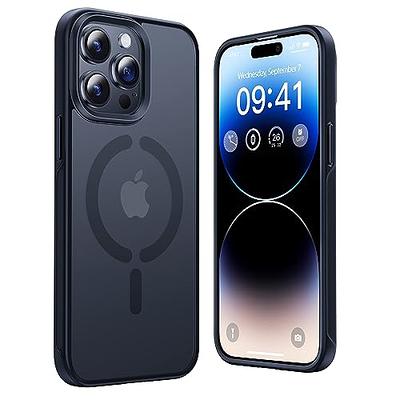 Lamicall Magnetic Case for iPhone 14 Pro/14 Pro Max [ Anti-Slip Edge ]