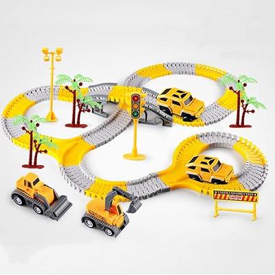 HOT】 Alloy Engineering Construction Boy Children Music And Excavator Car  Lot Site Set Gifts Parking
