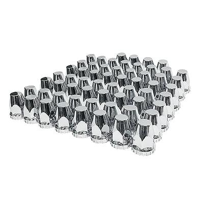 Grandroad auto 60 Pack Flat Top Lug Nut Covers, 33mm by 2-3/4