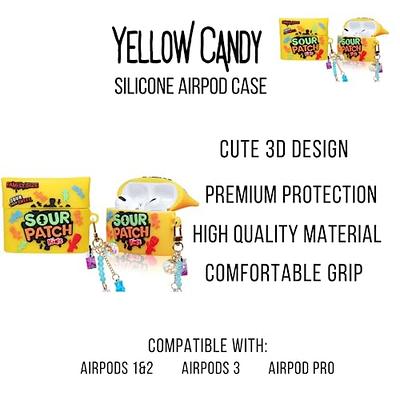 AirPods Cute Cartoon Silicone Case 3D Cover Skin Protective for Apple AirPod  1&2