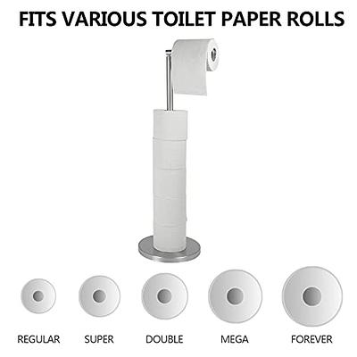 Toilet Paper Holder Stand, Free Standing Toilet Paper Holder for Jumbo  Mega, Stainless Steel Chrome Finish Toilet Paper Roll Holder, Housen  Solutions - Yahoo Shopping