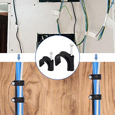 Prime Cable Management - 2 Inch Heavy Duty Metal Cable & Wire Support  J-Hook Hangers with Angle Clip for attaching horizontal surfaces (ceilings