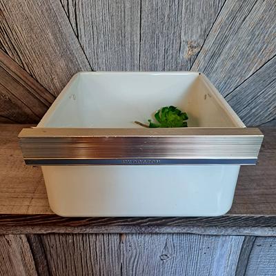 Veggies Enamelware Food Storage Container with Lid