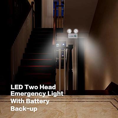 Ultra Bright LED Emergency Light | Oval High Output LED Lamps | White Housing EL-M2