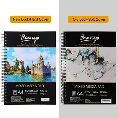  Bianyo Mixed Media Paper Sketchbook, 11 X 14, 60