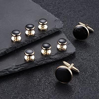 Men's Tuxedo Cufflinks and Studs Formal Set