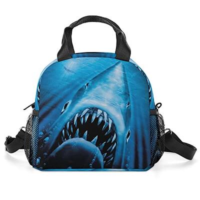 Pocxoep Shark Lunch Box for Kids Shark Insulated Lunch Bag with