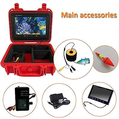 Underwater Fishing Camera, 30M 1000TVL 7in HD LCD Monitor Portable