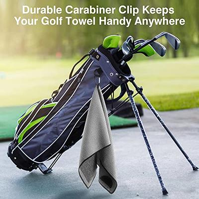 Golf Gifts & Gallery Carabiner Clips - 3 Pack, Black