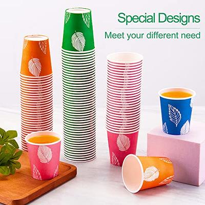 TV TOPVALUE 600 Pack 4 oz Paper Cups, Small Disposable Coffee Cups