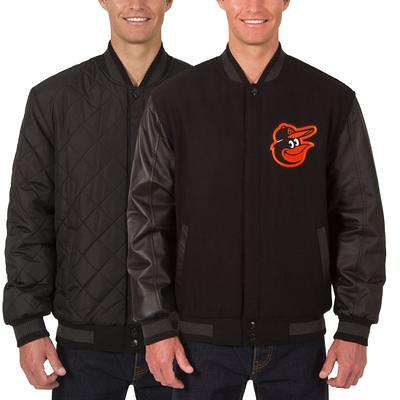 BALTIMORE ORIOLES CLASSIC WOOL VARSITY JACKET (BLACK/WHITE)