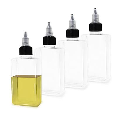 4pcs squeeze bottles for liquids squirt bottle plastic bottles with squeeze  top