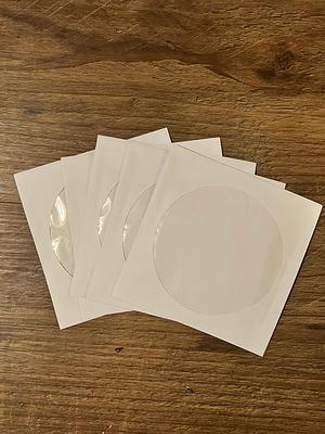 Cd Sleeves/Envelopes, Windowed, 5x5, Junk Journaling Supplies