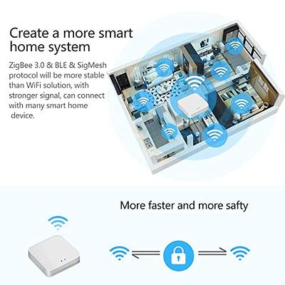 eMylo Zigbee Hub, 3 In 1 Zigbee 3.0&Bluetooth5.0 Gateway, Tuya Smart  Devices Work with Smart Life and Tuya APP, Compatible with Alexa and Google  Assistant, Smart Home Hub - Yahoo Shopping