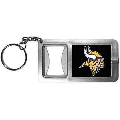 Minnesota Vikings Flashlight Key Chain with Bottle Opener