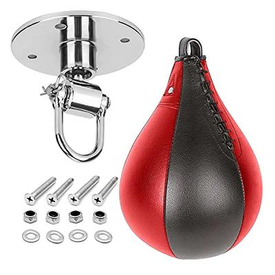 Boxing Bag Leather Speed Bag with Hanging Swivel