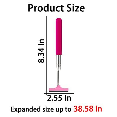Car Rearview Mirror Wiper, Retractable Auto Glass Squeegee, Water Cleaner  with Telescopic Long Rod, Portable Cleaning Tool for All Vehicles, Universal  Automotive Accessories (Pink) - Yahoo Shopping