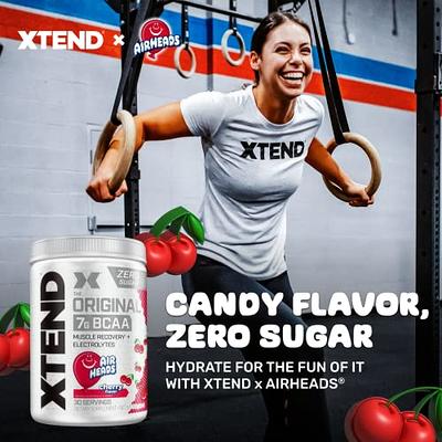 XTEND Original BCAA Powder Airheads Candy Flavor, 7g BCAA and 2.5g  L-Glutamine, Sugar Free Post Workout Muscle Recovery Drink with Amino Acids  for Men & Women, 30 Servings - Yahoo Shopping