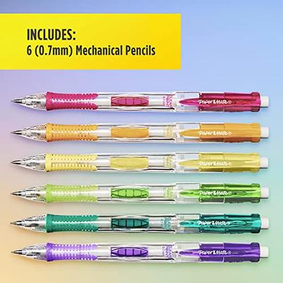 Paper Mate Clear Point Mechanical Pencils, 0.7mm, #2, Fashion Barrels, 2  Count