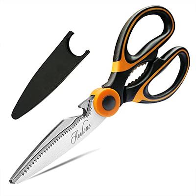 2 Pack Kitchen Scissors, Ultra-Sharp Premium Stainless Steel Heavy