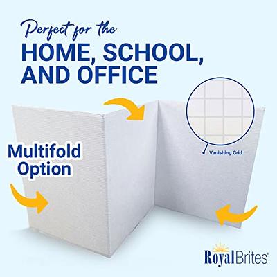 Royal Brites Tri Fold Project Board 28 x 40 White - Office Depot