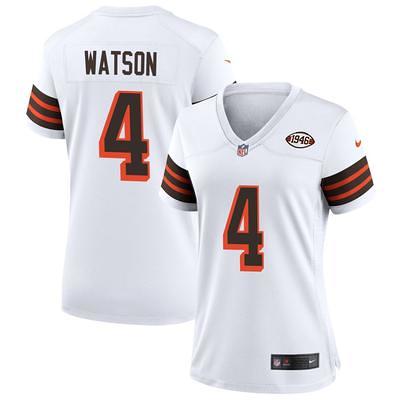 Denzel Ward Men's Nike White Cleveland Browns 1946 Collection Alternate Custom Jersey Size: Extra Large