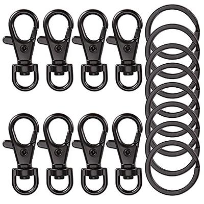 150Pcs Heart-Shaped Swivel Snap Hook Set,Metal Spring Snap