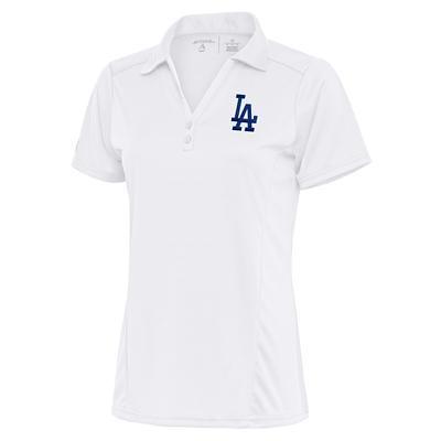 Los Angeles Angels Antigua Women's Compass Polo - White