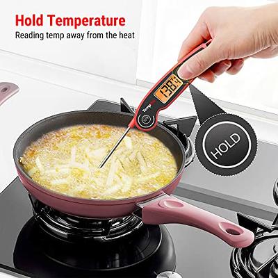 ThermoPro Waterproof Digital Meat Thermometer, Food Candy Cooking Grill Kitchen  Thermometer with Magnet TP-19W - The Home Depot