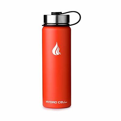 HYDRO CELL Stainless Steel Insulated Water Bottle with Straw - For