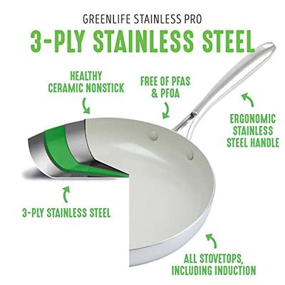 All-Clad Tri-Ply Stainless-Steel Nonstick Fry Pan, 12