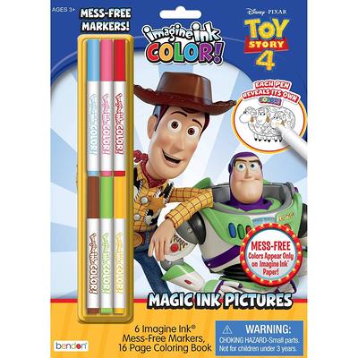 Toy Story 4 Imagine Ink Coloring Book with Mess-Free Magic Ink Markers -  Bendon - Yahoo Shopping
