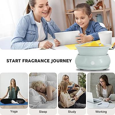 Wax Melt Warmer Ceramic 3- in- 1 Candle Wax Warmer Scented Melter Candle  Fragrance Wax Burner for Home Office Bedroom Gift & Decor