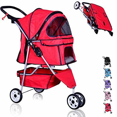 BestPet Dog Stroller Cat Stroller Pet Carriers Bag Jogger Stroller