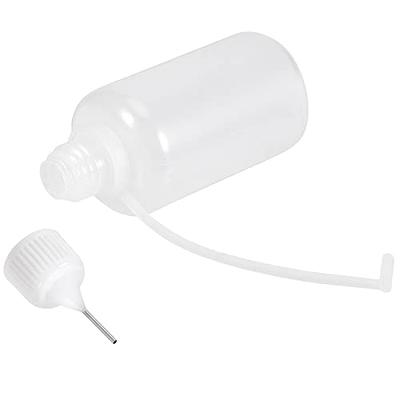 2pcs 30ml Needle Tip Glue Bottle Clear Applicator Needle Squeeze Bottles