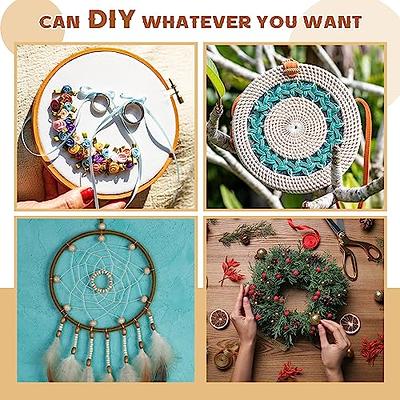 Caydo 4 Set Embroidery Hoops Imitated Wood Display Frame Circle Oval  Rectangular Octagonal Cross Stitch Hoop for Craft Sewing Hanging Ornaments  Craft Decoration Circle Oval Rectangular Octagonal